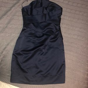 Navy blue cocktail dress